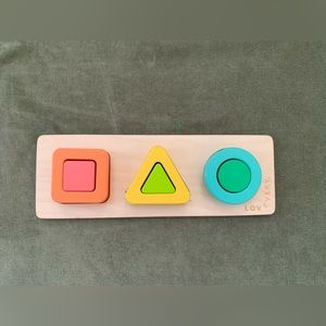 LOVEVERY Geo Shapes Puzzle • from the realist play kit - months 19-21